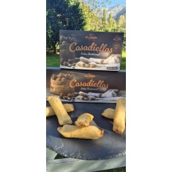 Casadielles rellenas de nueces
